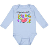 inktastic Grandma's Little Jellybean Cute Easter Candy Long Sleeve Creeper Newborn 0100 Light Blue 3a4ec