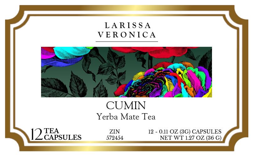 Cumin Yerba Mate Tea (Single Serve K-Cup Pods) (12 pods, ZIN: 572454) - 2 Pack
