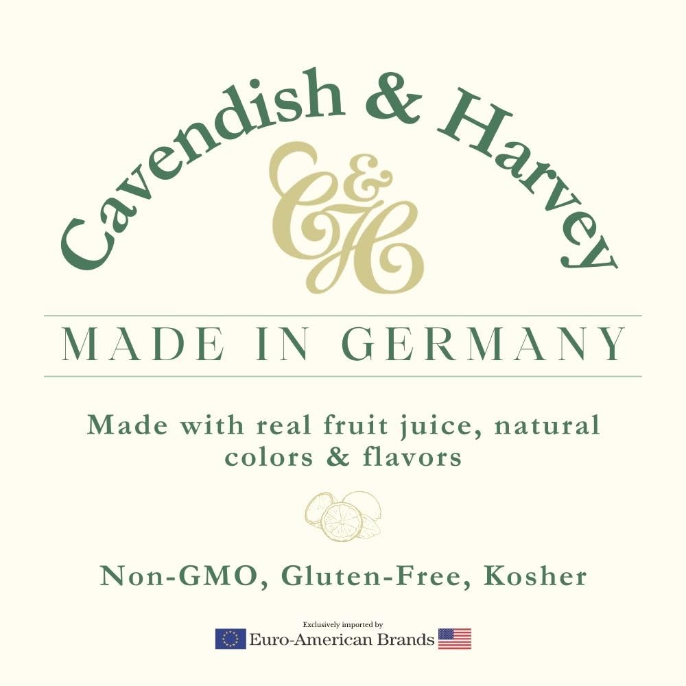Cavendish & Harvey | Sour Lemon Hard Candy Drops | 5.3 Ounce Tin