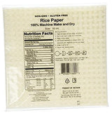 Three Ladies 2 Packs Square Rice Paper Wrappers (22cm) .2 pack