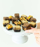 From You Flowers Chocolate Brownie Bites - 15 Belgian Dipped Brownie Bites with Assorted Candy Toppings for Birthday & Celebration