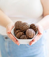 From You Flowers Sea Salt & Caramel Chocolate Covered Cookies - 12 Belgian Dipped Chocolate Sandwich Cookies Gift for Birthday & Get Well