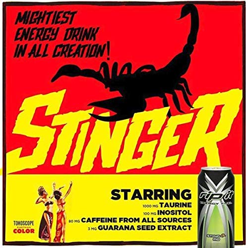 Rip It Energy Drinks Tribute Editions (Stinger, 12 Cans)