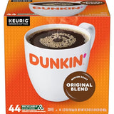 Dunkin' Original Blend Medium Roast Coffee, 44 Keurig K-Cup Pods