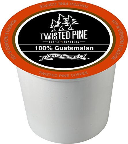 Twisted Pine Coffee 100% Guatemalan, Medium Roast, Single-Serve Cups for Keurig K-Cup Brewers, 12 Count