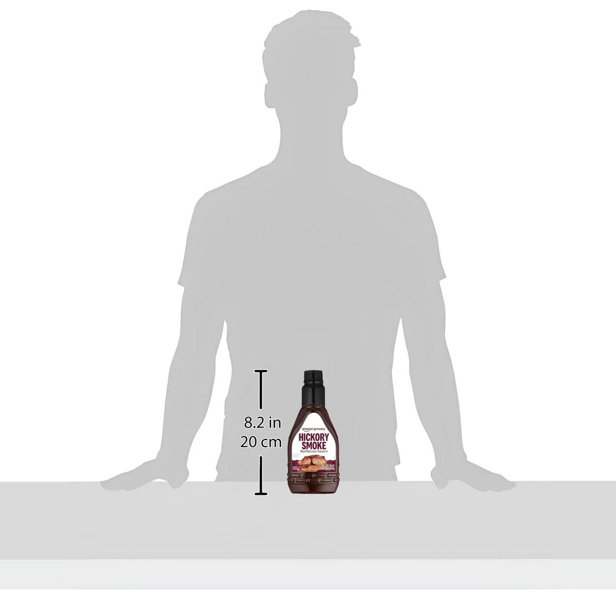 Amazon Grocery, Hickory Smoke BBQ Sauce, 18 Oz
