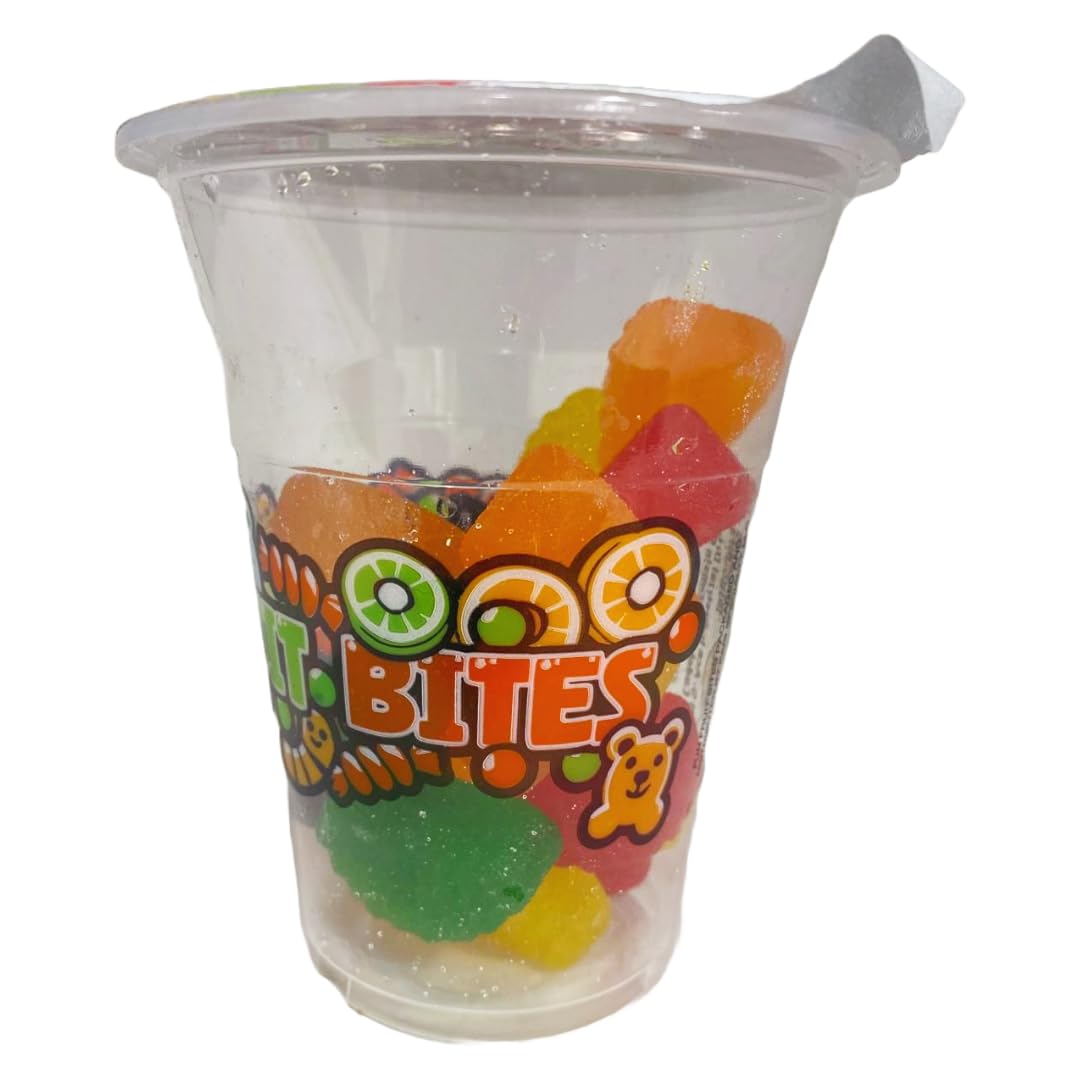 Fun Fruit Bites Assorted Fruit Slices Cup (Halal) (Pack 28)