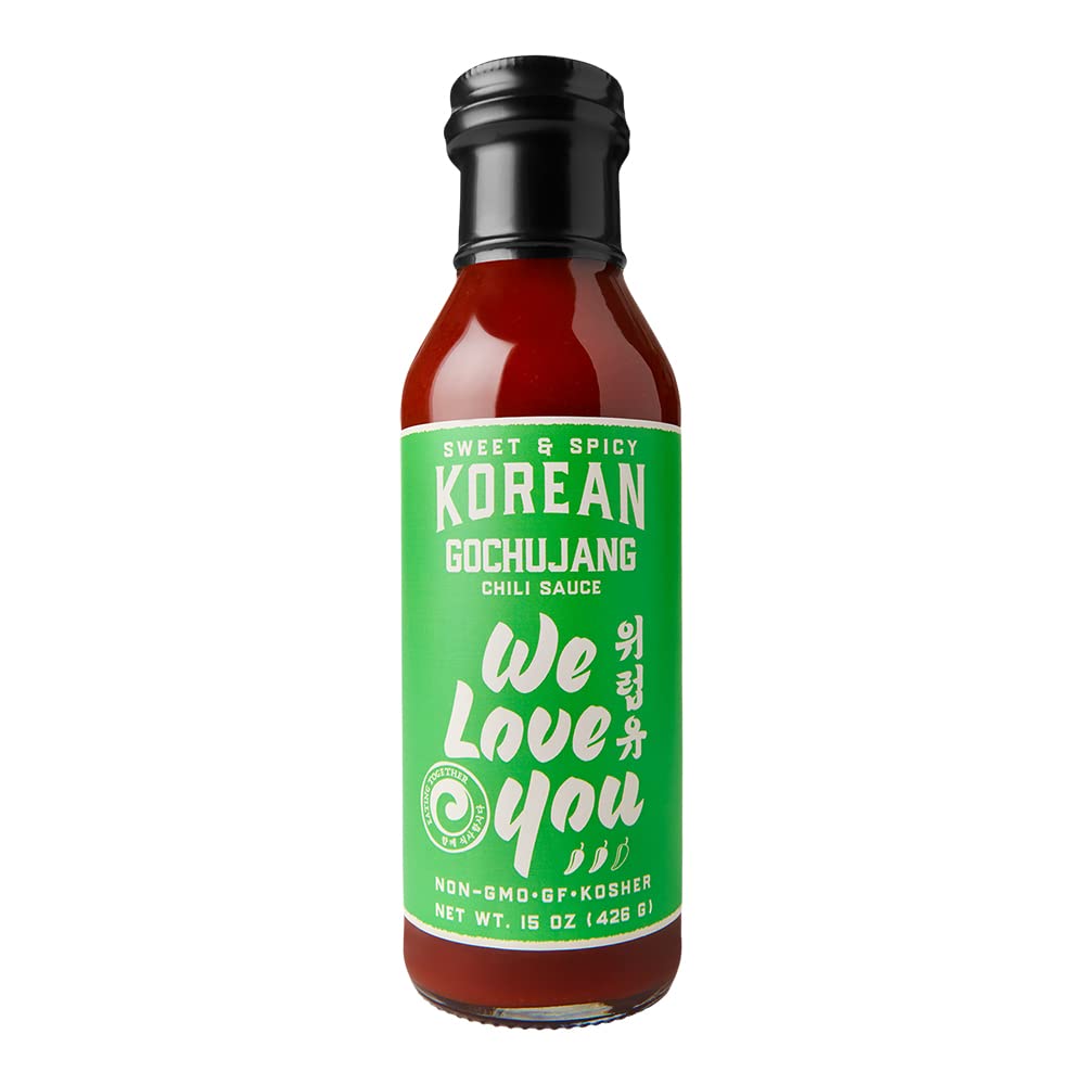 We Love You Sweet & Spicy Korean Gochujang Chili Sauce, 15 Ounce