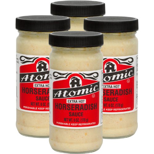 Atomic Horseradish - Extra Hot - "4 Pack" - (6 Oz Jars)