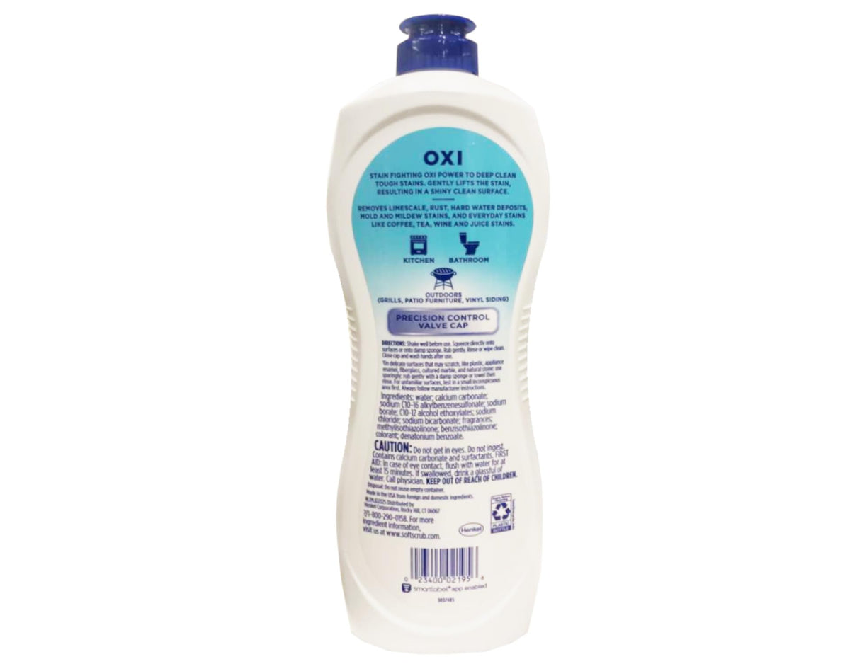 Soft Scrub Oxi Cleanser, 24 Ounce, (Pack of 3)