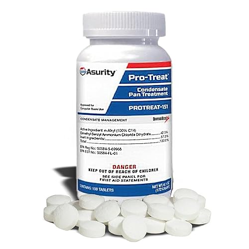 DiversiTech Pro-Treat 151 HVAC Drain Pan Treatment, 100 Tablets