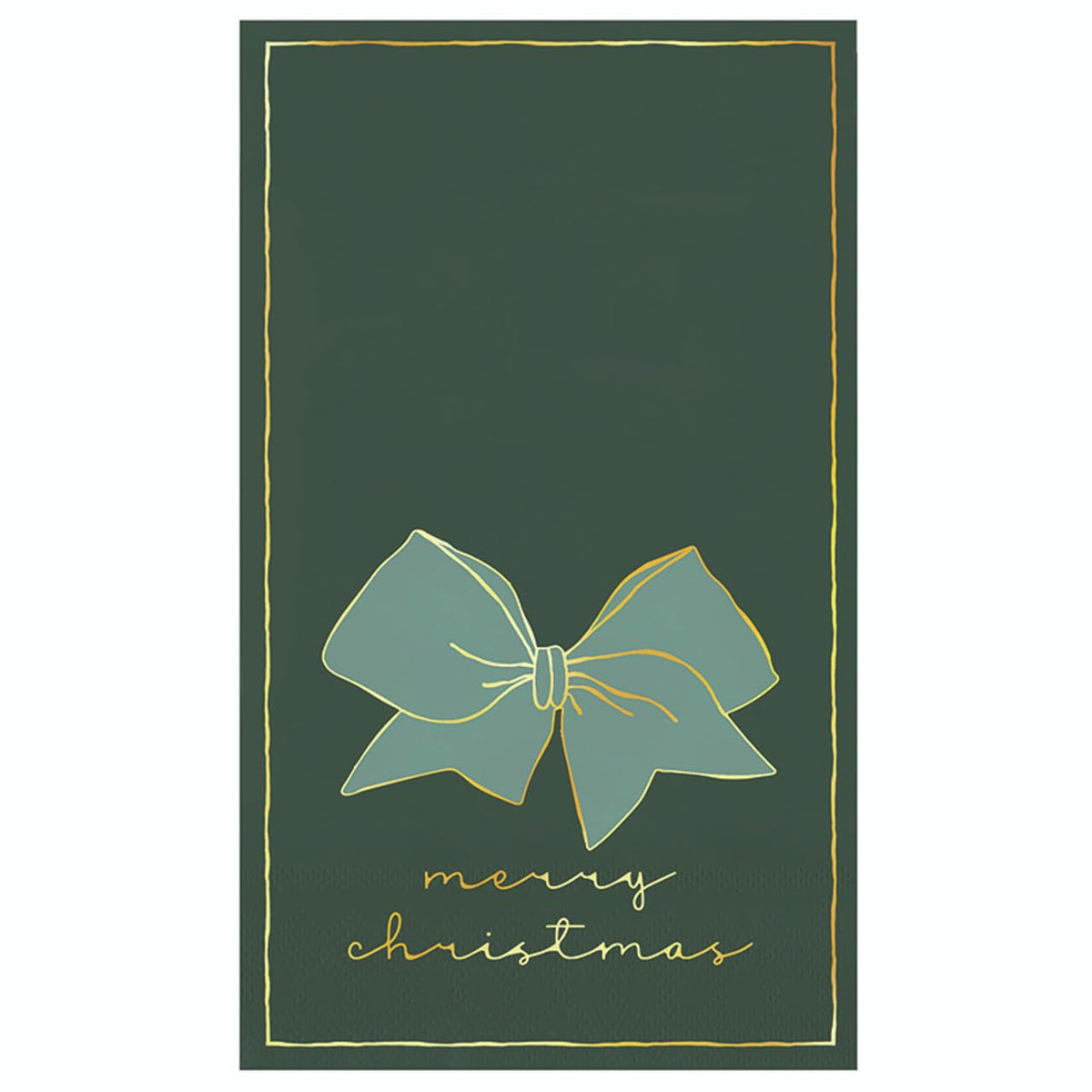Santa Barbara Design Studio Christmas Napkin - Pack of 20 Disposable Paper Holiday Napkins, Guest Towels, Blue Christmas