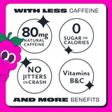 ASPIRE® Classics Variety Pack, Healthy Energy Drink 80mg Natural Caffeine, Zero Sugar No Carbs Keto Friendly, 12 Pack Green Tea Sugar Free Drink Low
