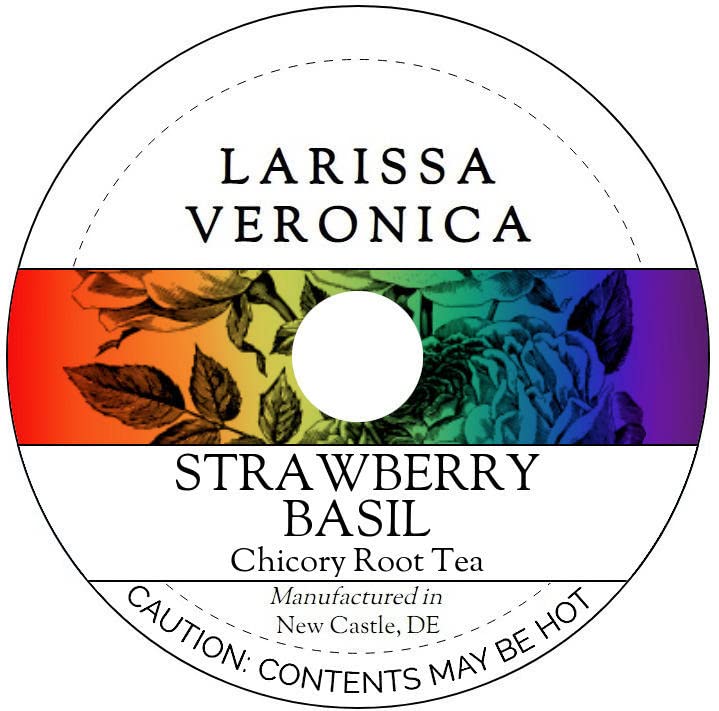 Strawberry Basil Chicory Root Tea (Single Serve K-Cup Pods) (12 pods, ZIN: 575156) - 3 Pack