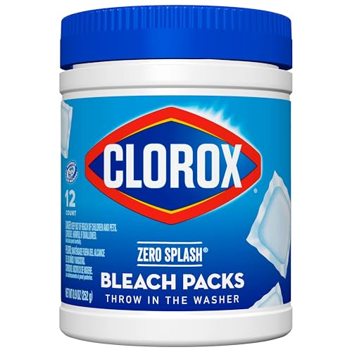 Clorox Control Bleach Packs Regular Laundry Packs, 12 Count