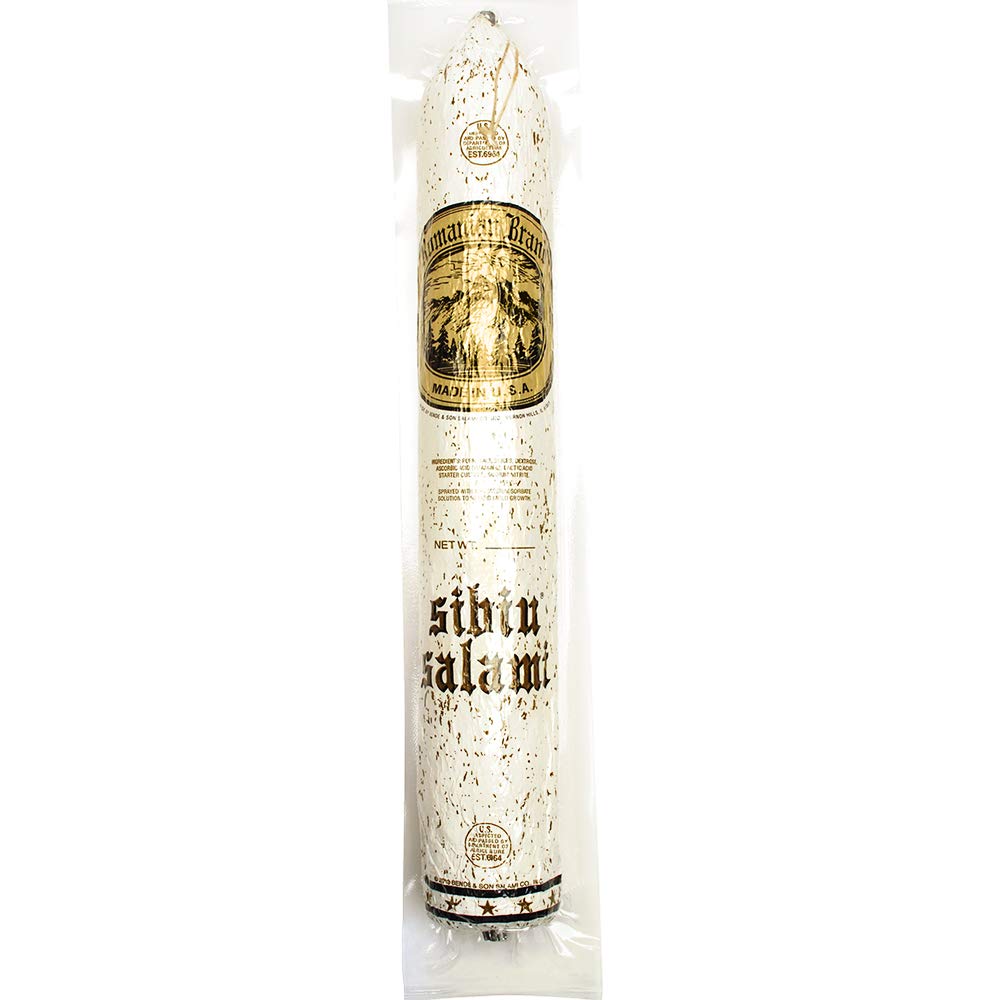 Bende Romanian Brand Sibiu Salami - Long (approx. 2 lb.)