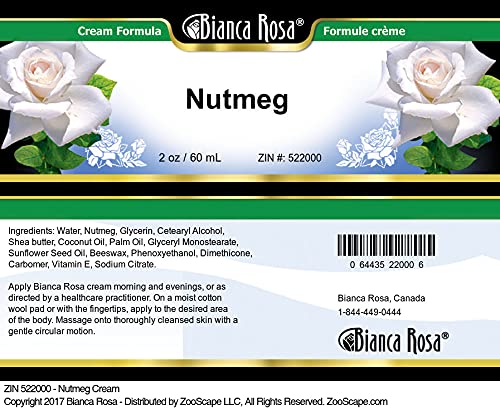 Bianca Rosa Nutmeg Cream (2 oz, ZIN: 522000) - 2 Pack