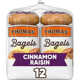 Thomas' Cinnamon Raisin Bagels, 12 Count, 40 oz