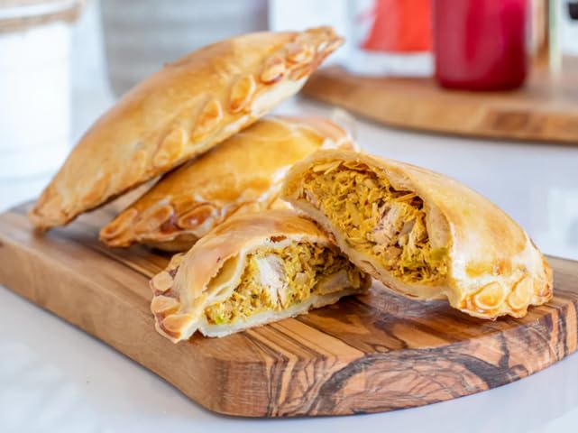 New York Steak & Seafood Handcrafted Empanadas - 24 of Golden Fried or Baked Empanadas with 3-4 Minutes Fry Time (Beef (Pack of 24))