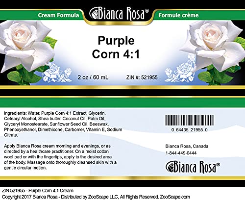 Bianca Rosa Purple Corn 4:1 Cream (2 oz, ZIN: 521955) - 2 Pack