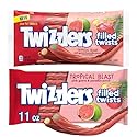 Twizzlers Filled Twists, Tropical Blast Flavor, Low Fat Snack 11 OZ. 2 Pack