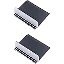 2Pcs Black Kitchen Sink Squeegee Cleaner Countertop Brush Wiper Vegetable Cleaning Brush Wiper Home Kitchen Tool Accessories Household Squeegees