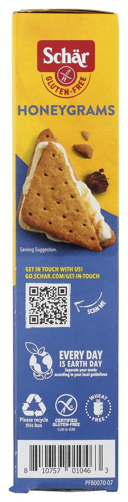 Schar Cookie Honeygrams, 5.6-ounce 2pack