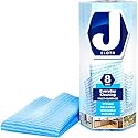J Cloth 77074 Blue Cleaning 8 Cloths per Pack