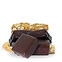 Gourmet Milk Chocolate Covered Peanut Brittle by Its Delish, 2 lbs Bag | English Toffee Squares | Handmade Old-Fashioned Style with Roasted Peanuts