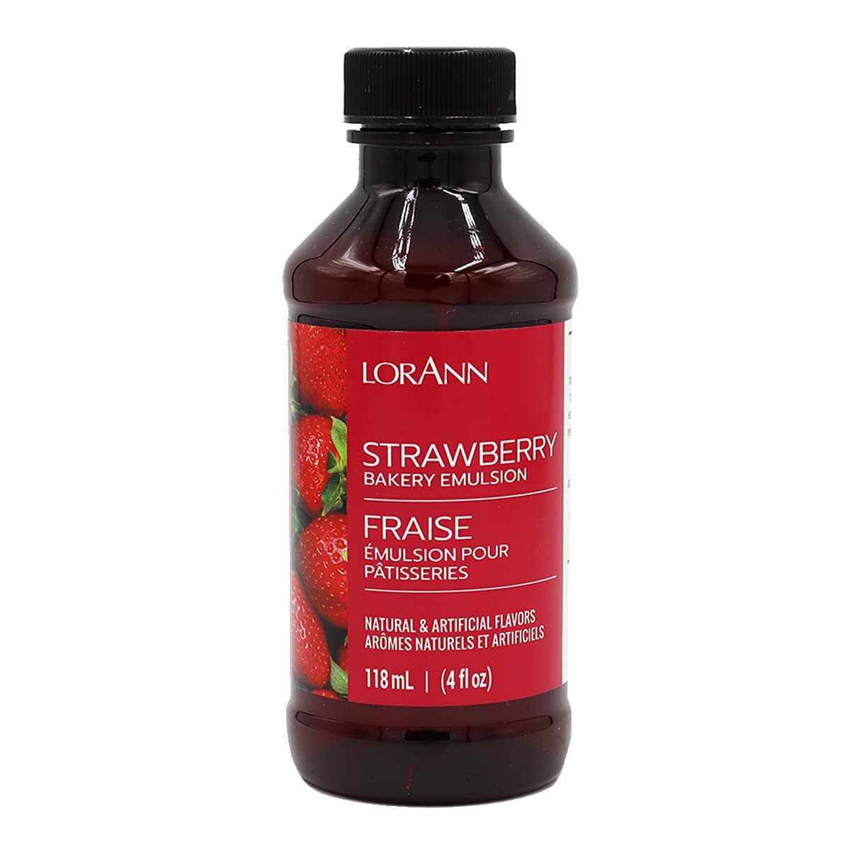Strawberry Bakery Emulsion, 4 ounce bottle