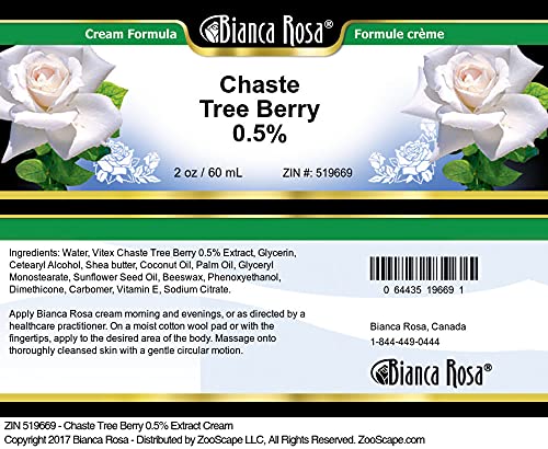 Bianca Rosa Chaste Tree Berry 0.5% Cream (2 oz, ZIN: 519669) - 2 Pack