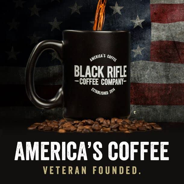 Black Rifle Coffee Company Silencer Smooth, 12 Count, Light Roast K Cups - Single Serve K Cups Coffee Pods - Kcup Pods Compatible with Keurig 1.0