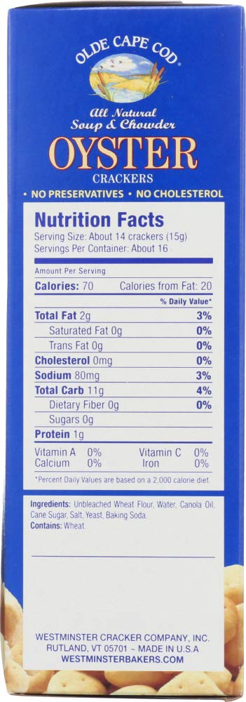 Olde Cape Cod - Oyster Crackers - Trans Fat - 8 oz.