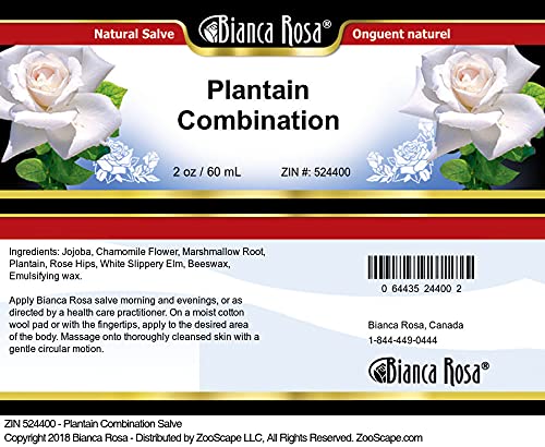 Bianca Rosa Plantain Combination Salve (2 oz, ZIN: 524400) - 2 Pack