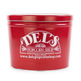 2 Gallon Popcorn Tin Gift - 3 Kinds (Cheese/Caramel/Salt & Butter) Gourmet Popcorn Gift Tin - Popcorn Gift Set