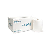 Valay by Morcon VT8010 Valay Premium TAD Hardwound Roll Towels, 1-Ply, 10in. x 700 ft., White, 6 Count