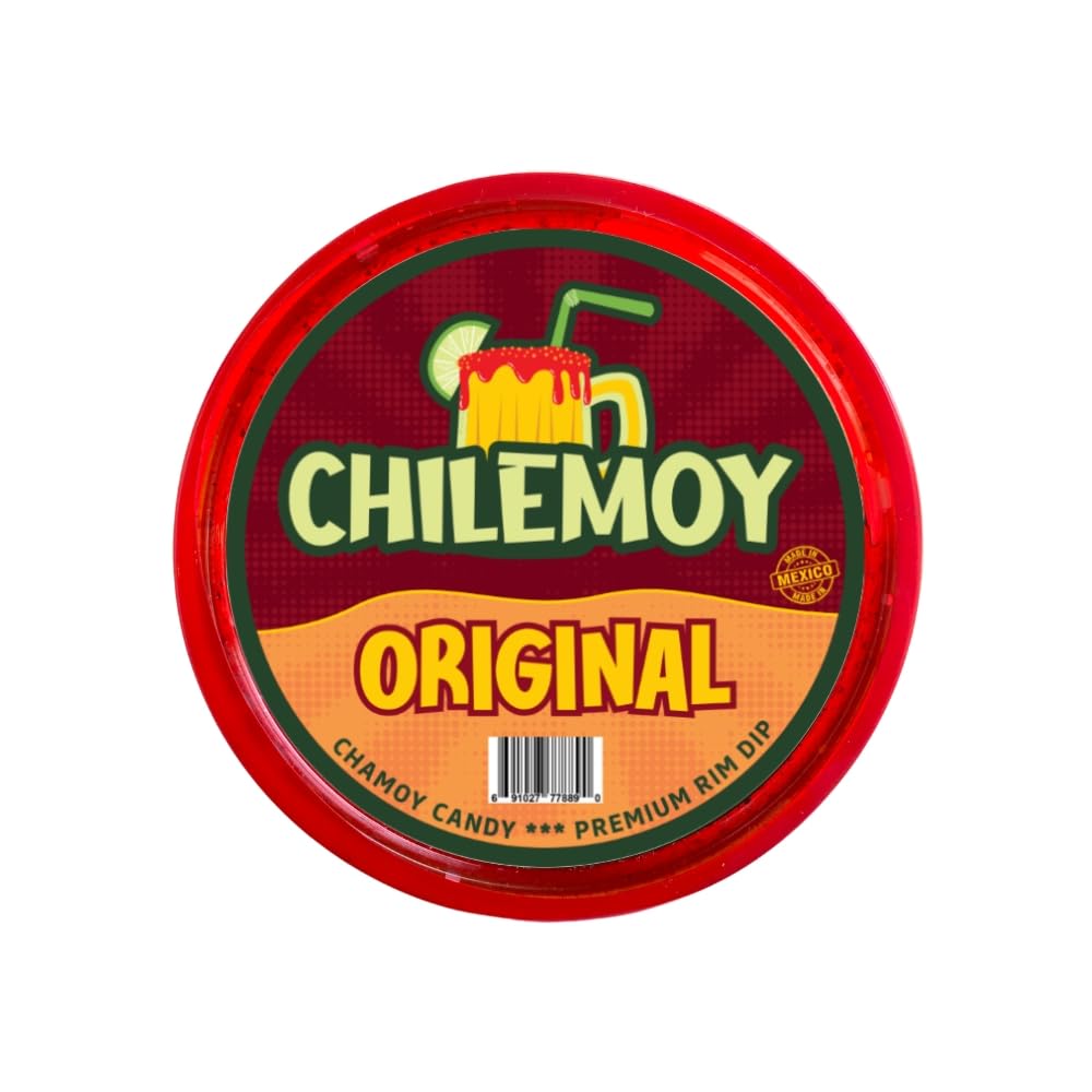CHILEMOY Rim Dip Chamoy | Handcrafted Mexico | Chamoy Rim Paste for Cocktails, Seltzer, Michelada Rim Dip | Tajin Rimmer for Cocktails 8oz Original