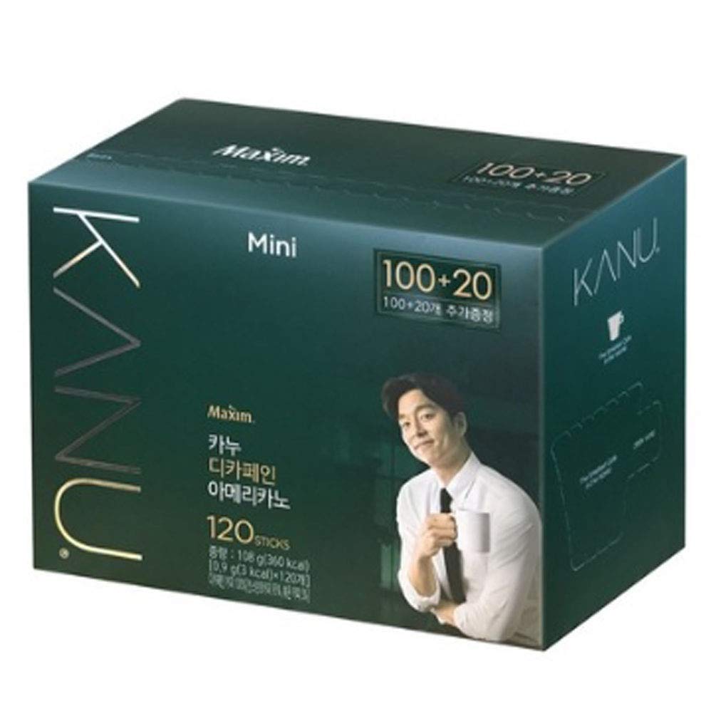 MAXIM KANU Mini Decaffeinated Americano Coffee 0.9gx100T+20T