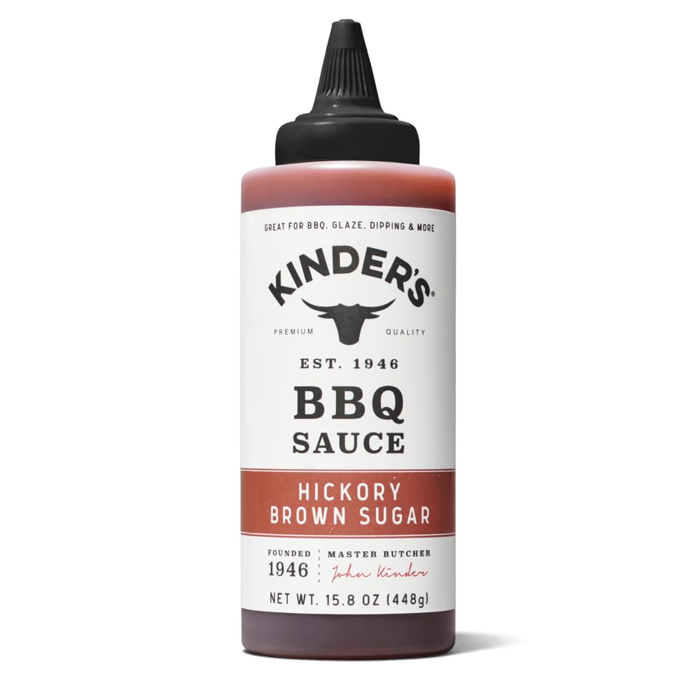KINDERS Organic Hickory Brown Sugar BBQ Sauce, 16 OZ