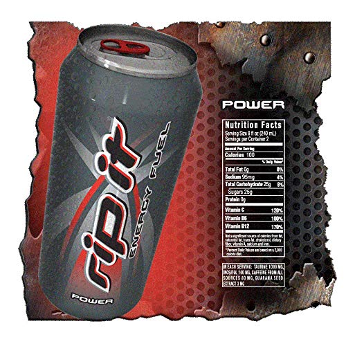 Rip It Energy Drinks Tribute Editions (Power, 6 Cans)