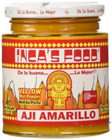 Aji Amarillo Pasta - Peruvian Hot Yellow Pepper Paste - Inca's Food 15.7oz 5 Pack_AB