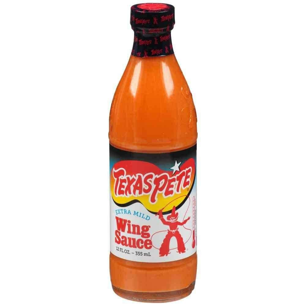 Texas Pete Extra Mild Wing Sauce 12 fl oz (1 bottle)