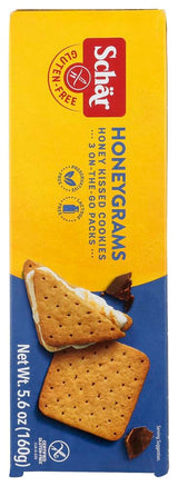 Schar Cookie Honeygrams, 5.6-ounce 4pack