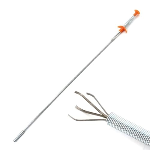 Driak 1pcs Kitchen Bathroom Toilet Sink Cleaning Pipeline Dredge Tools Hair Catcher Bendable Spring Pipe Dredge Home Use