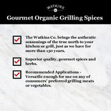 Watkins 1868 Organic Grilling Chili Lime Seasoning, Bulk 8.9 oz (Pack of 1)