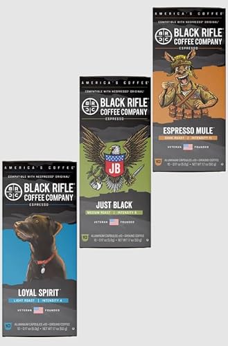 Black Rifle Coffee Company Variety Pack, 30 Count (LS, JB, EM)