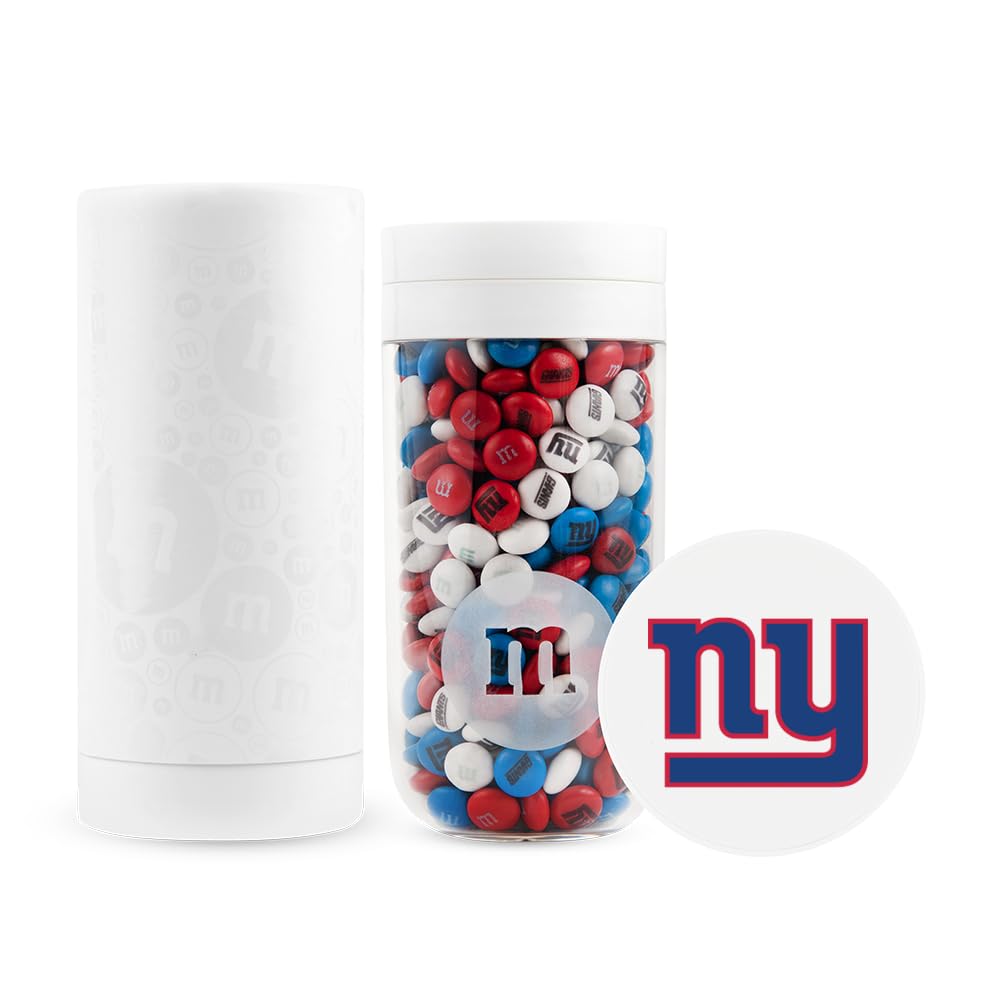 M&M'S NFL New York Giants Milk Chocolate Gift Jar, 12.7 oz