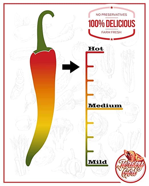 Jersey Girl Hot Sauce Co Scorchin' Hot Sauce - Made with Carolina Reaper & Dragon's Breath Peppers/2 of the Hottest Peppers in the World - All