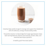 Consult Health BIG NRG Energy Infused Satiety Shake - Chocolate Flavor - Energy Infused Powder Shake Mix - Helps Bridge Hunger-gap Between Meals