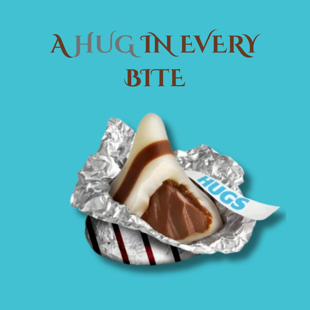 Candykrave Hershey'ss Silver Hugs Kisses Chocolate candy - 1LB (100 pcs) Bulk Halloween Kisses chocolate Candies - Delicious Silver Foil Bulk